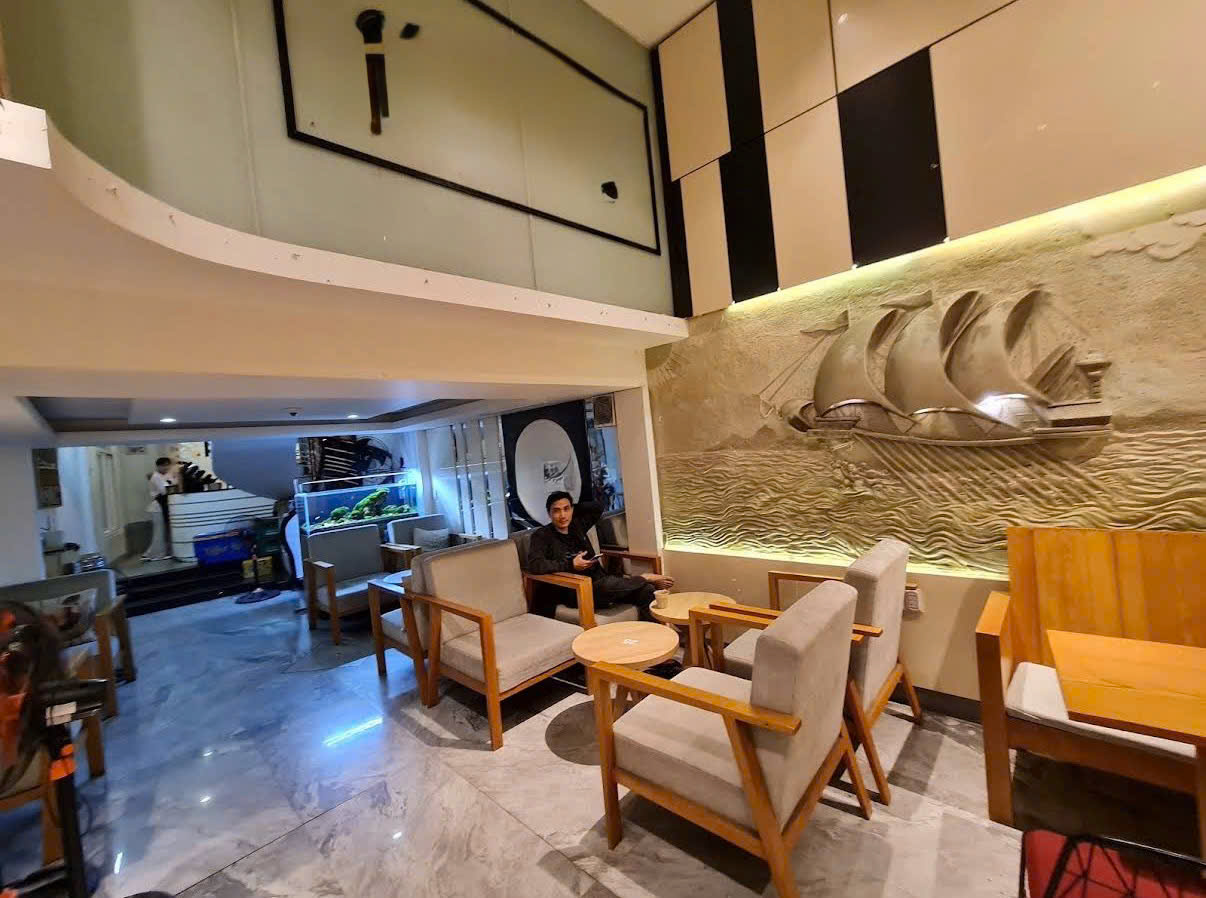Nội thất bên trong nhà, decor biển thuyền